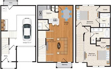 2B Renovation 2 1802 floor plan
